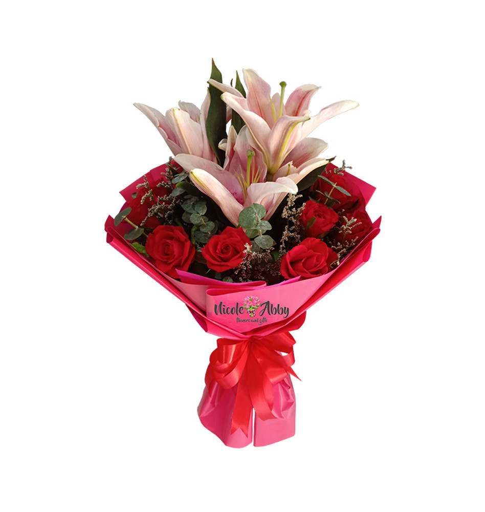 Flowers For Red Roses Bouquet